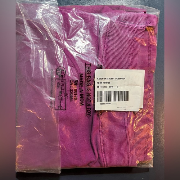 Free People Movement x Hatch Intercept Pullover Sweatshirt Purple Size Small NWT - Picture 7 of 7